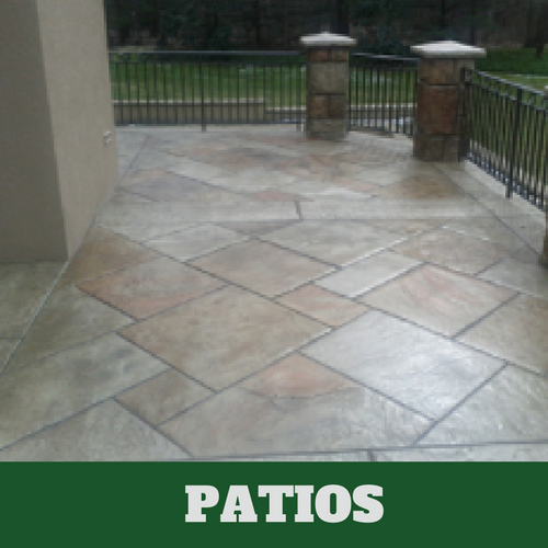 Picture of a stamped patio in Milford.